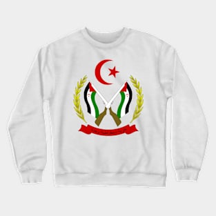 Coat of arms of the Sahrawi Arab Democratic Republic Crewneck Sweatshirt